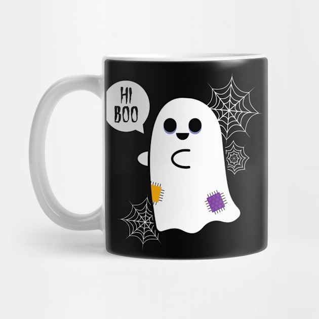 Hi Boo Ghost Halloween by KawaiiAttack